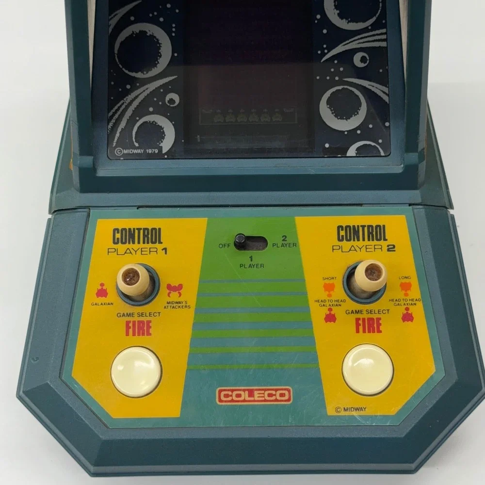 Vintage 1981 Coleco‎ Galaxian Tabletop Arcade Game Model 2380 VFD Retro Gaming
